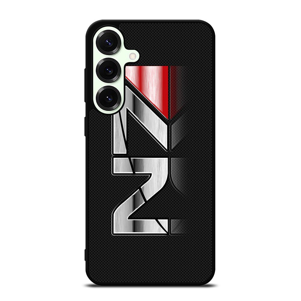 MASS EFFECT N7 LOGO CARBON Samsung Galaxy S25 Plus Case Cover
