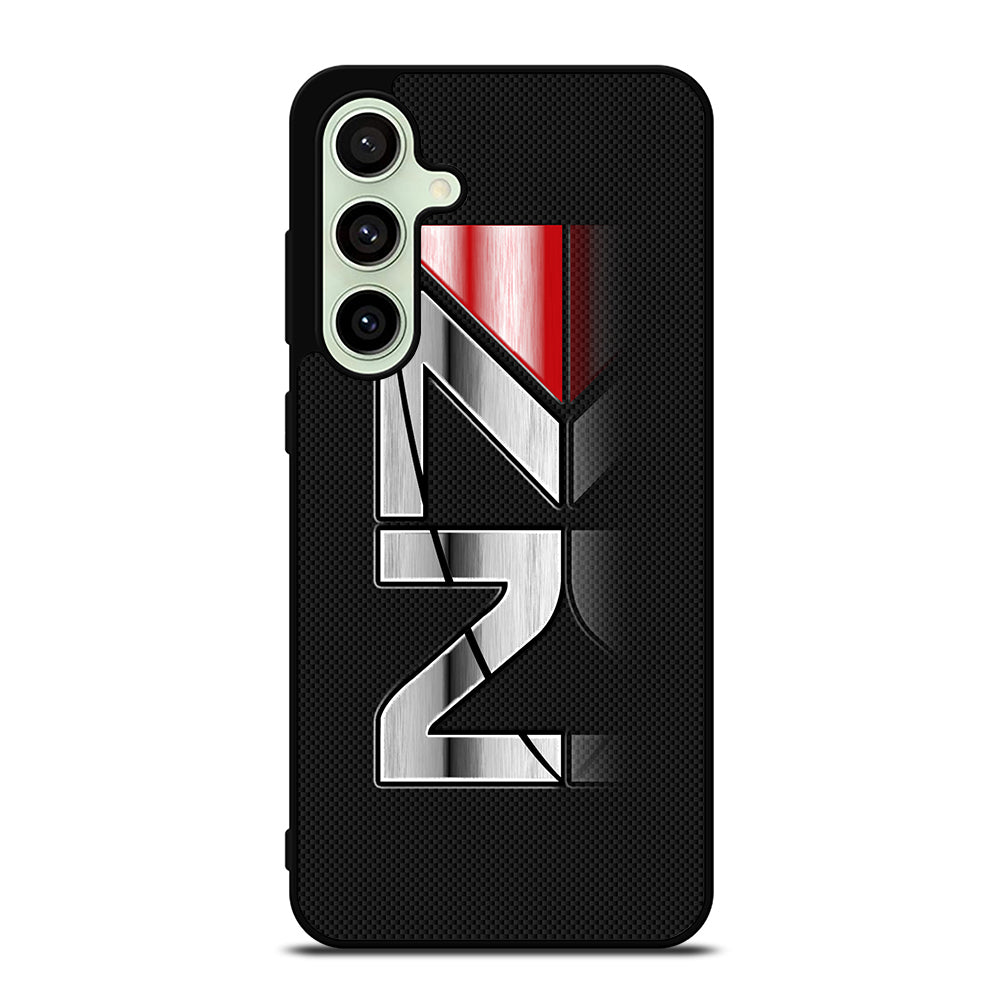 MASS EFFECT N7 LOGO CARBON Samsung Galaxy S24 FE Case Cover