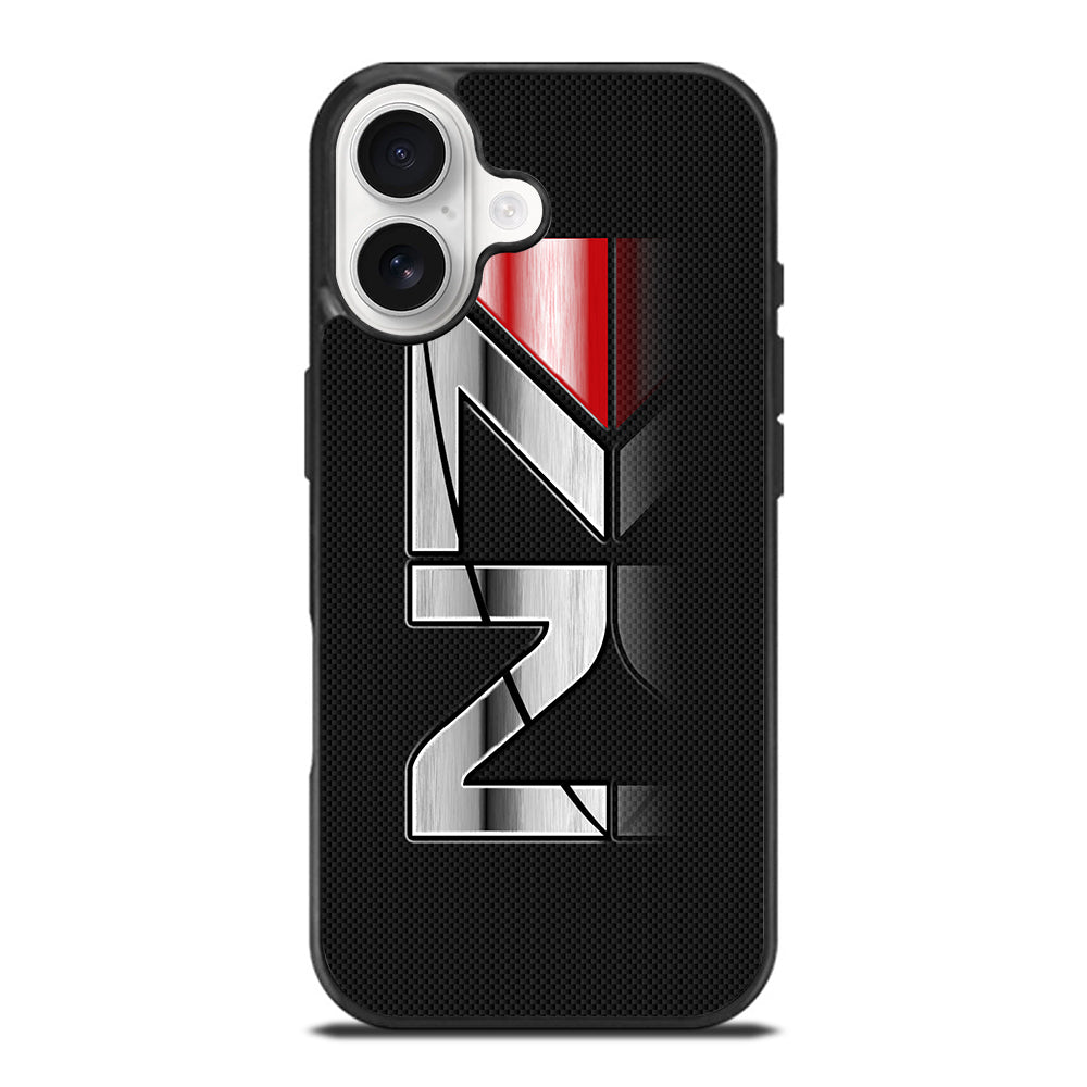 MASS EFFECT N7 LOGO CARBON iPhone 17 Case Cover