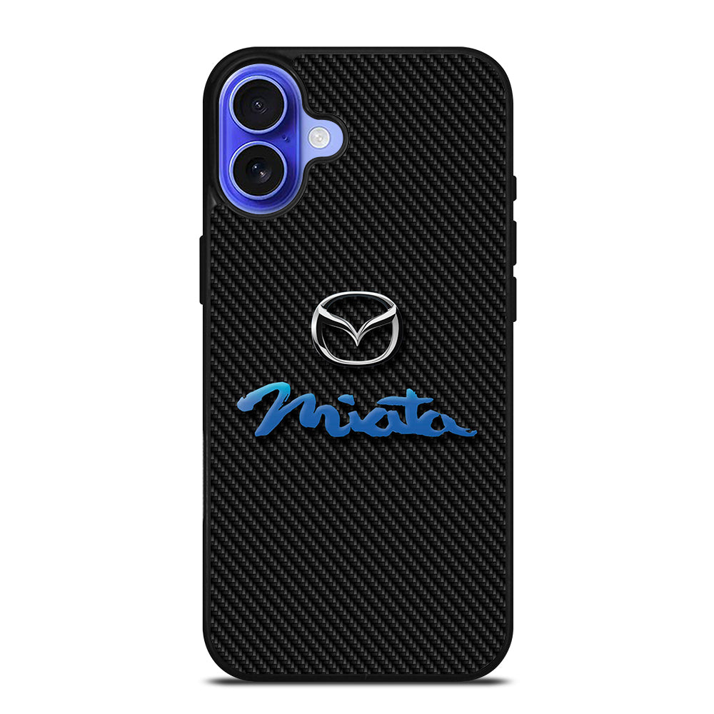 MAZDA CARBON LOGO iPhone 16 Case Cover