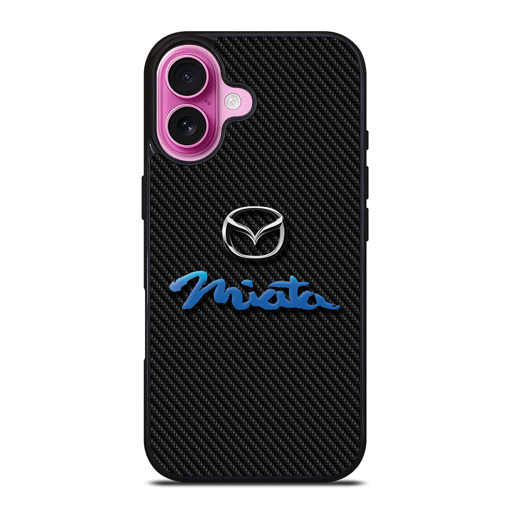 MAZDA CARBON LOGO iPhone 16 Plus Case Cover