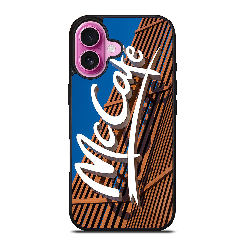 MCCAFE EMBLEM iPhone 16 Plus Case Cover