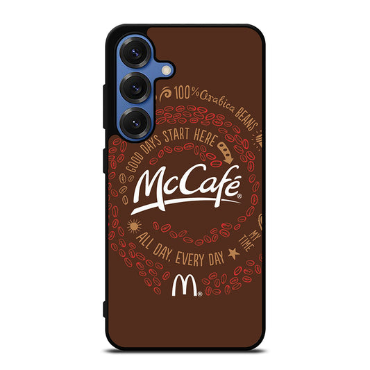 MCCAFE LOGO QUOTE Samsung Galaxy S25 Case Cover