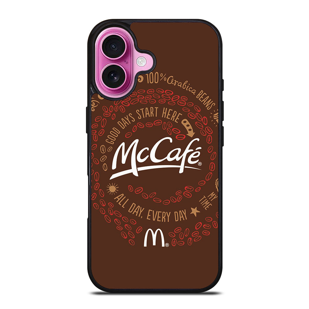 MCCAFE LOGO QUOTE iPhone 16 Plus Case Cover