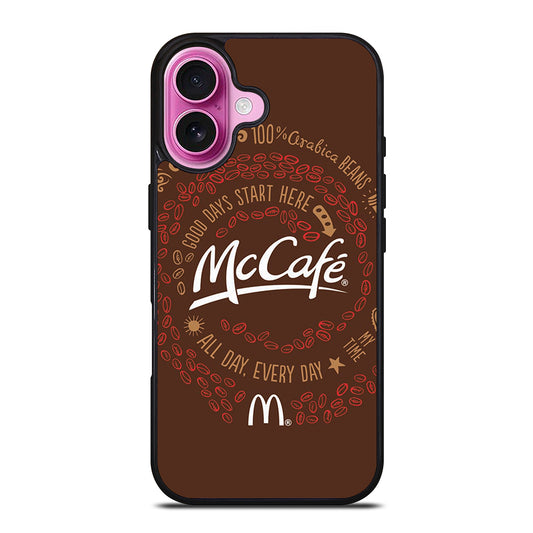 MCCAFE LOGO QUOTE iPhone 16 Plus Case Cover