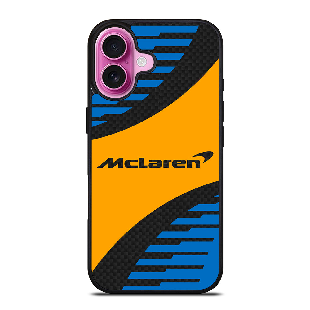 MCLAREN LOGO 2 iPhone 16 Plus Case Cover