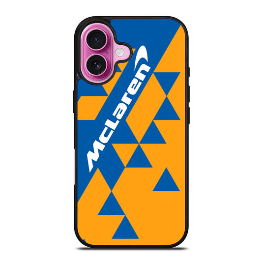 MCLAREN LOGO 3 iPhone 16 Plus Case Cover