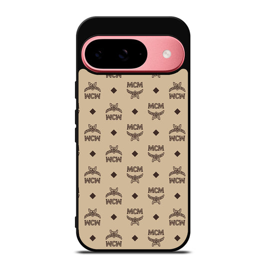 MCM WORLD WIDE BROWN LEATHER PATTERN 2 Google Pixel 9 Case Cover