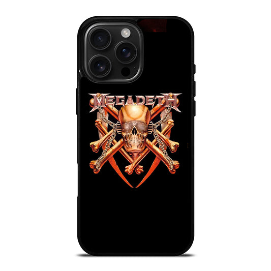 MEGADETH SKULL LOGO iPhone 16 Pro Max Case Cover