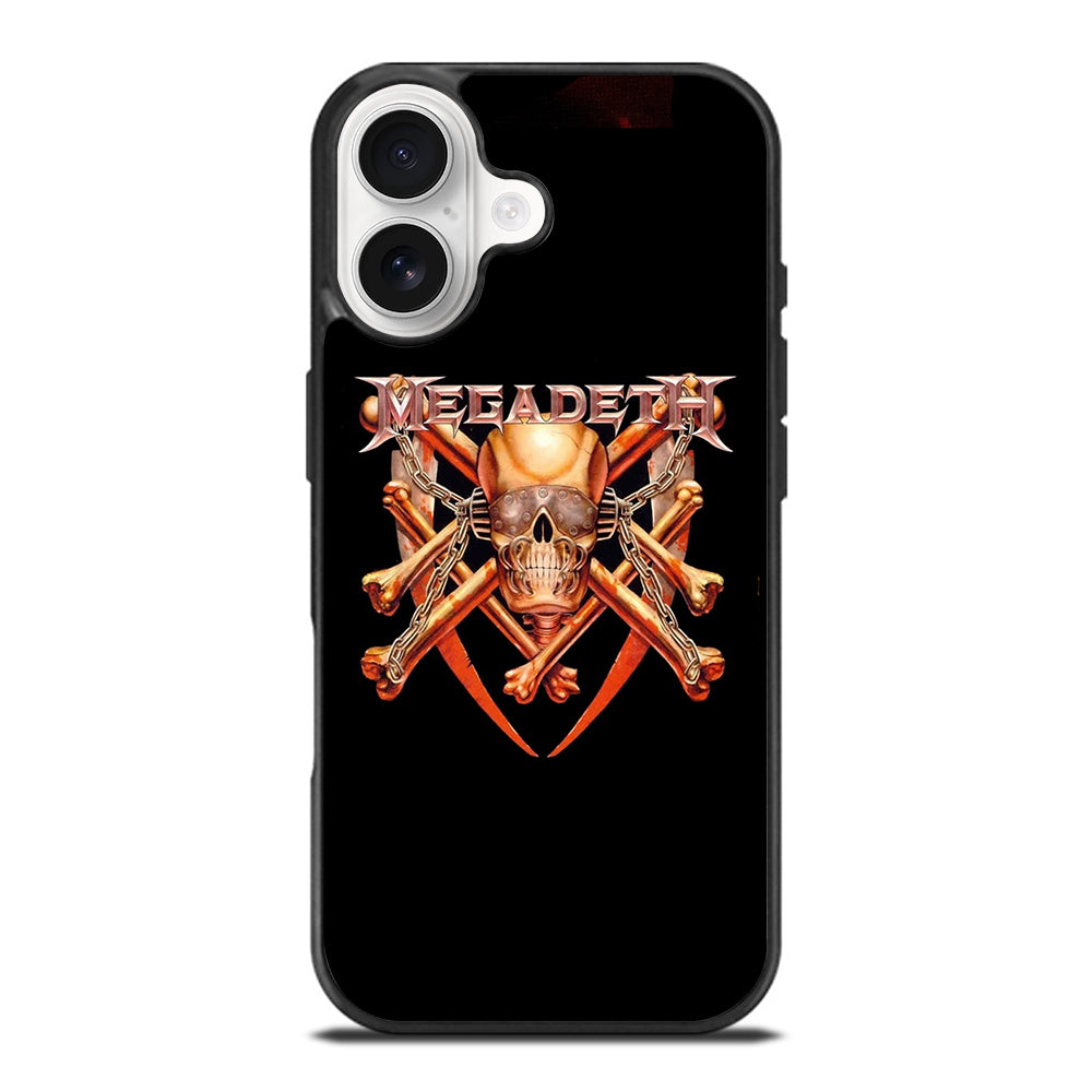 MEGADETH SKULL LOGO iPhone 17 Case Cover