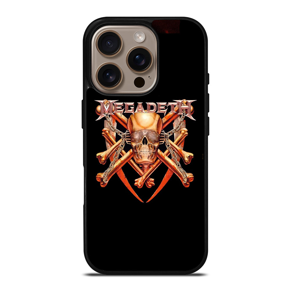 MEGADETH SKULL LOGO iPhone 16 Pro Case Cover