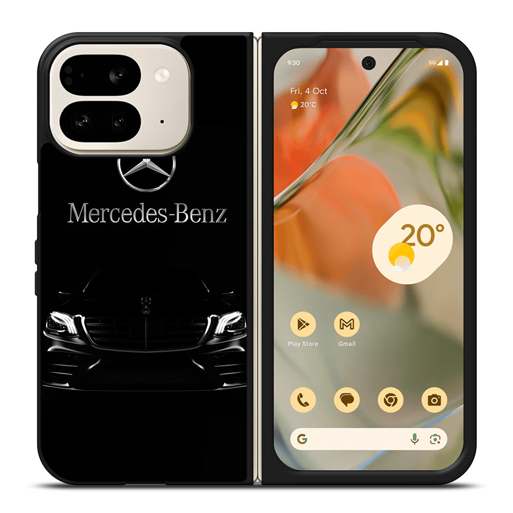 MERCEDES BENZ BLACK CAR Google Pixel 9 Pro Fold Case Cover