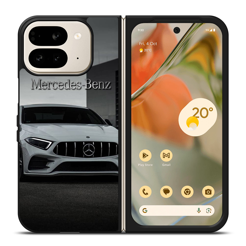 MERCEDES BENZ WHITE CAR Google Pixel 9 Pro Fold Case Cover