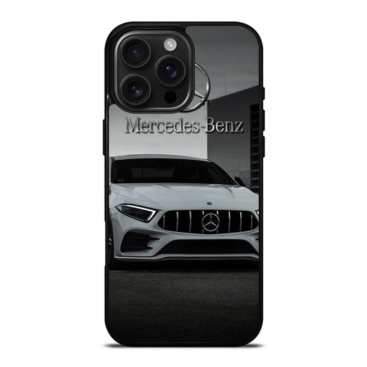 MERCEDES BENZ WHITE CAR iPhone 16 Pro Max Case Cover