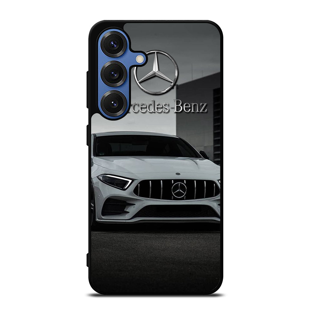 MERCEDES BENZ WHITE CAR Samsung Galaxy S25 Case Cover