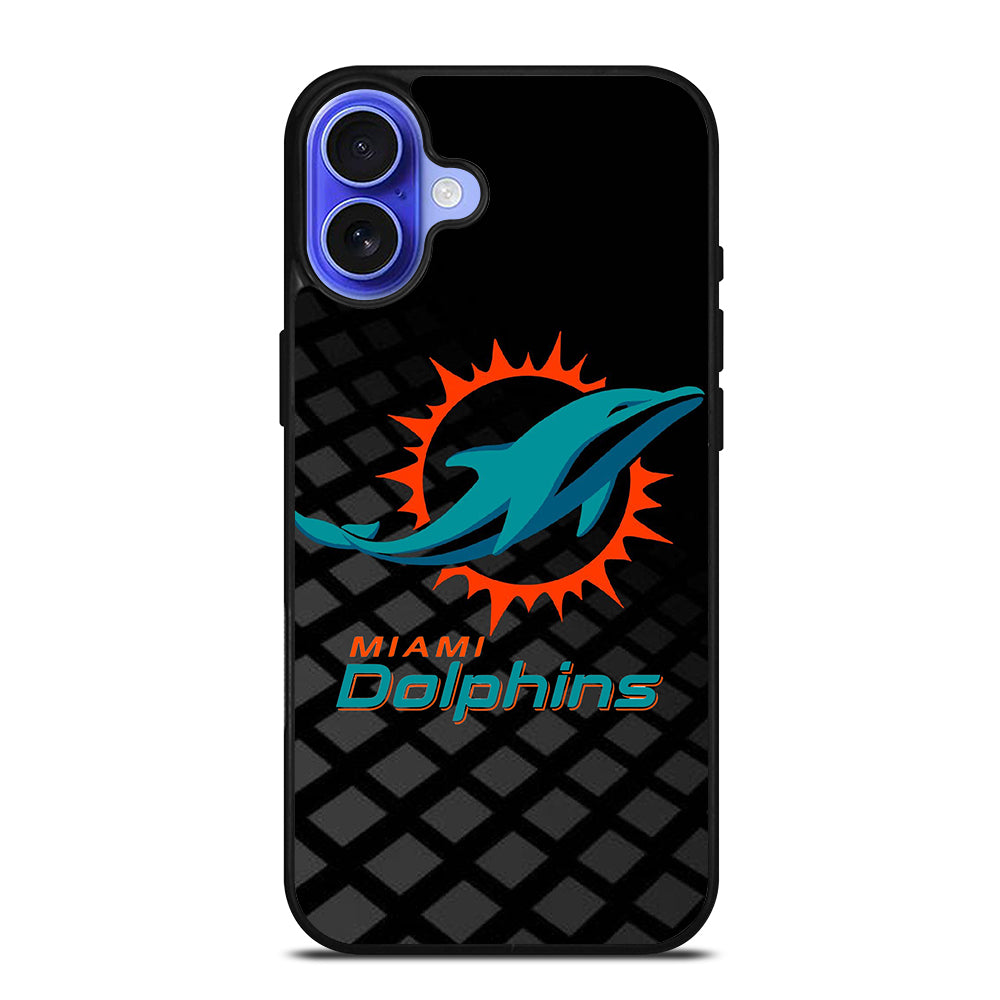 MIAMI DOLPHINS NFL LOGO 1 iPhone 16 Case Cover