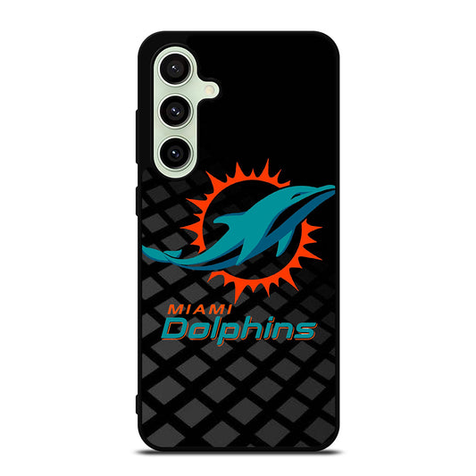 MIAMI DOLPHINS NFL LOGO 1 Samsung Galaxy S24 FE Case Cover