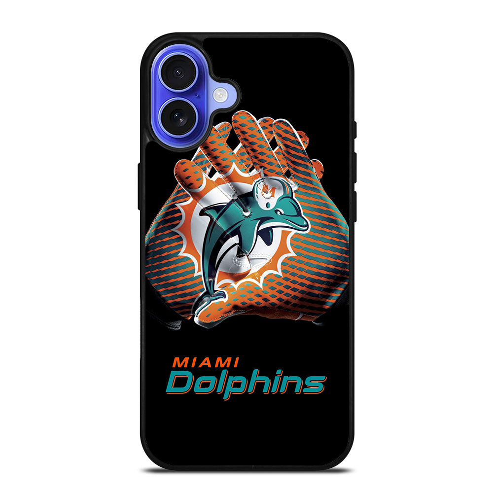 MIAMI DOLPHINS NFL LOGO 2 iPhone 16 Case Cover