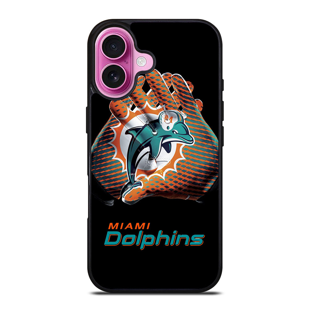 MIAMI DOLPHINS NFL LOGO 2 iPhone 16 Plus Case Cover