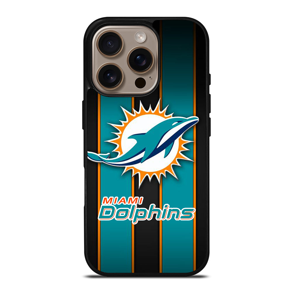 MIAMI DOLPHINS NFL LOGO 3 iPhone 16 Pro Case Cover