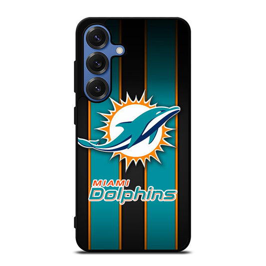 MIAMI DOLPHINS NFL LOGO 3 Samsung Galaxy S25 Case Cover
