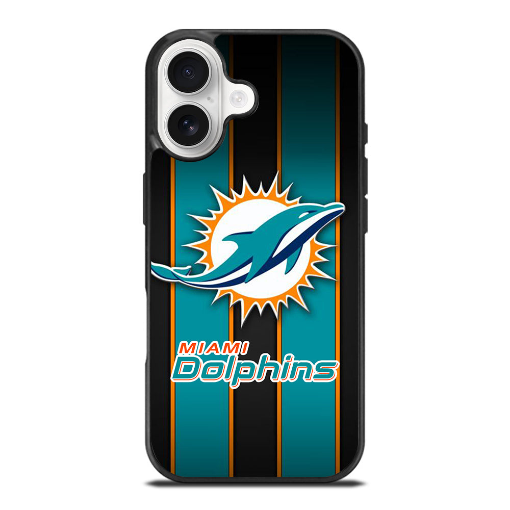 MIAMI DOLPHINS NFL LOGO 3 iPhone 17 Case Cover