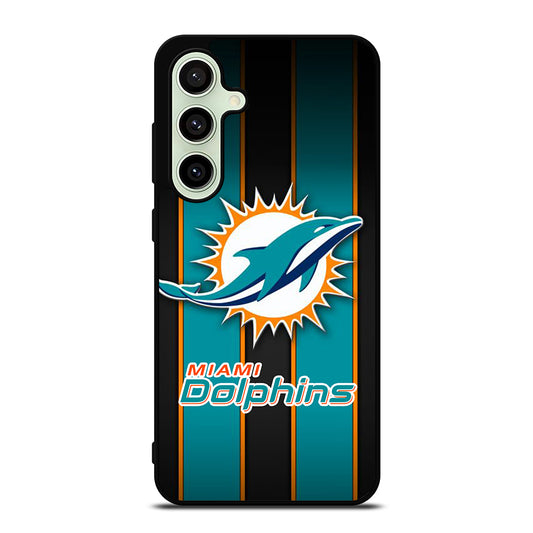 MIAMI DOLPHINS NFL LOGO 3 Samsung Galaxy S24 FE Case Cover