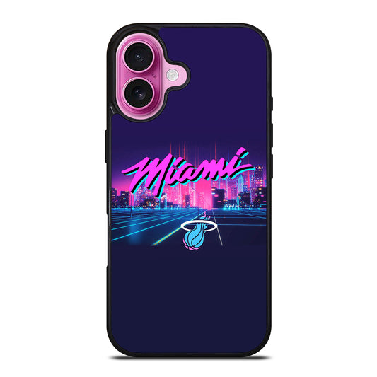 MIAMI HEAT NBA TEAM LOGO 1 iPhone 16 Plus Case Cover