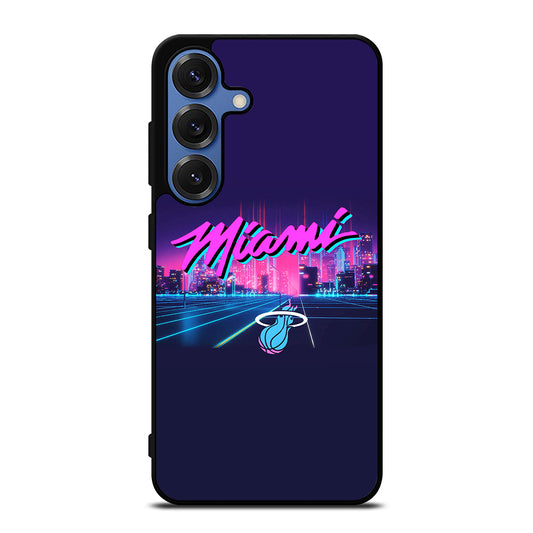 MIAMI HEAT NBA TEAM LOGO 1 Samsung Galaxy S25 Case Cover