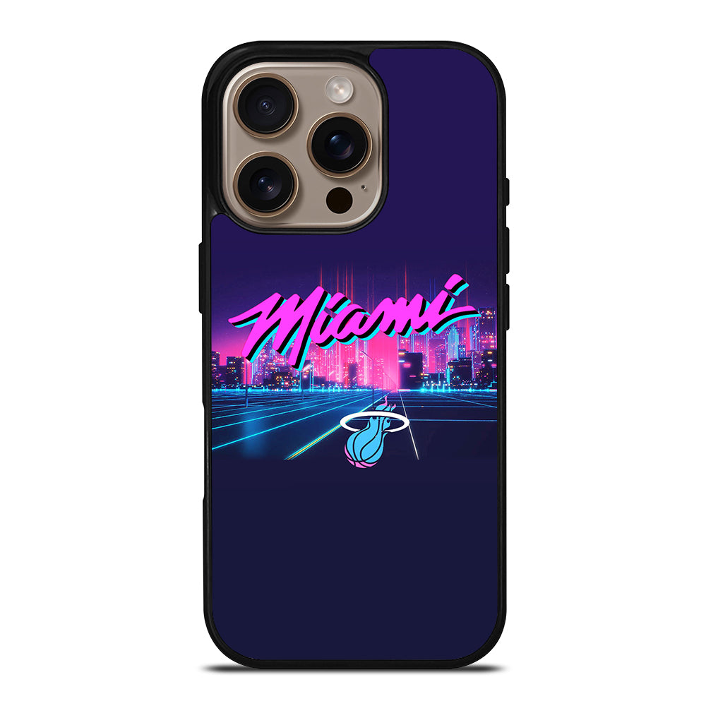 MIAMI HEAT NBA TEAM LOGO 1 iPhone 16 Pro Case Cover