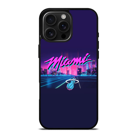 MIAMI HEAT NBA TEAM LOGO 1 iPhone 16 Pro Max Case Cover