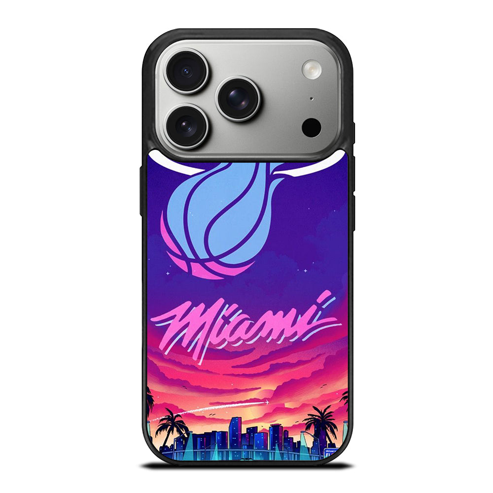 MIAMI HEAT NBA TEAM LOGO 2 iPhone 17 Pro Case Cover
