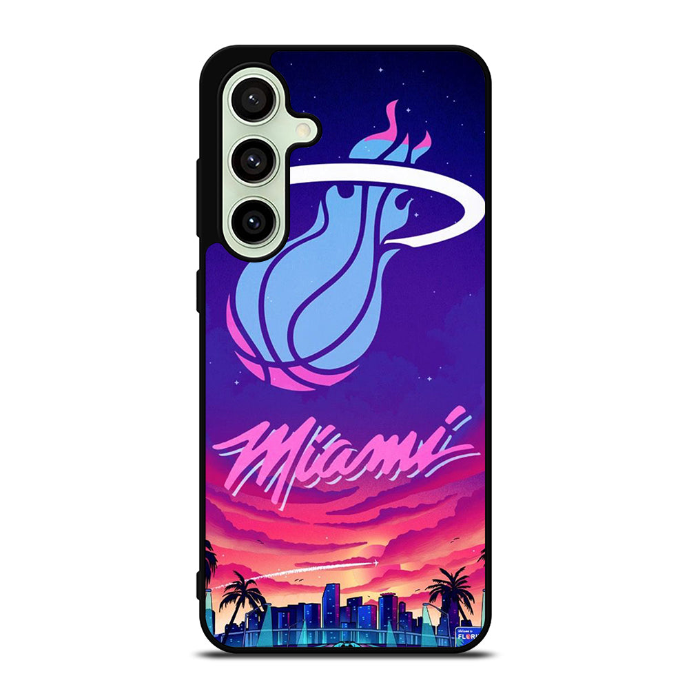 MIAMI HEAT NBA TEAM LOGO 2 Samsung Galaxy S24 FE Case Cover