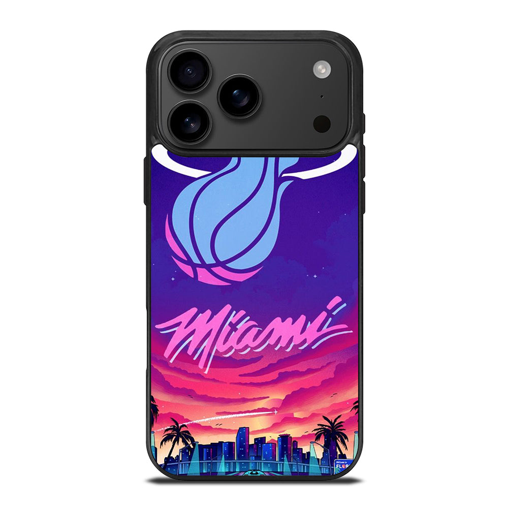 MIAMI HEAT NBA TEAM LOGO 2 iPhone 17 Pro Max Case Cover
