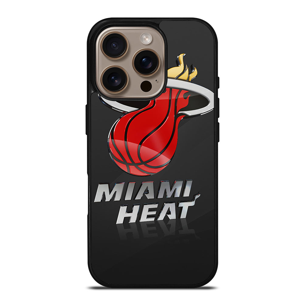 MIAMI HEAT NBA TEAM LOGO 3 iPhone 16 Pro Case Cover