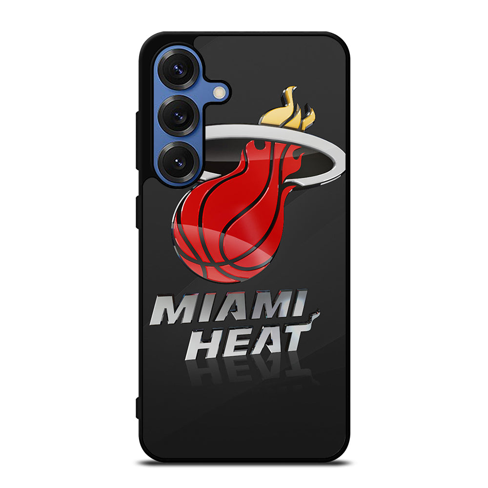 MIAMI HEAT NBA TEAM LOGO 3 Samsung Galaxy S25 Case Cover