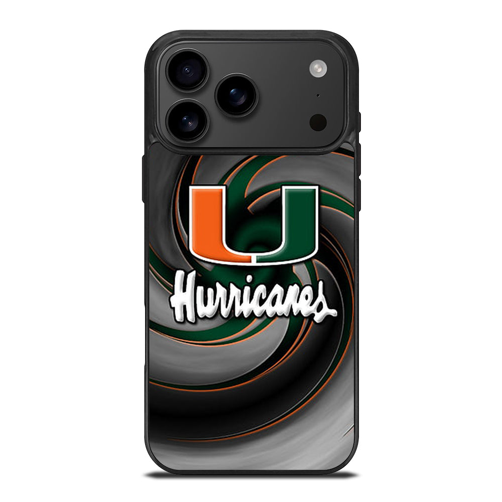 MIAMI HURRICANES NFL 1 iPhone 17 Pro Max Case Cover