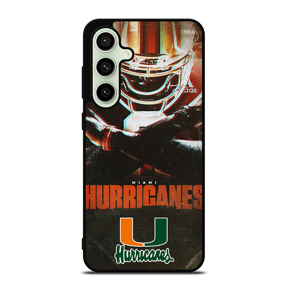 MIAMI HURRICANES NFL 2 Samsung Galaxy S24 FE Case Cover