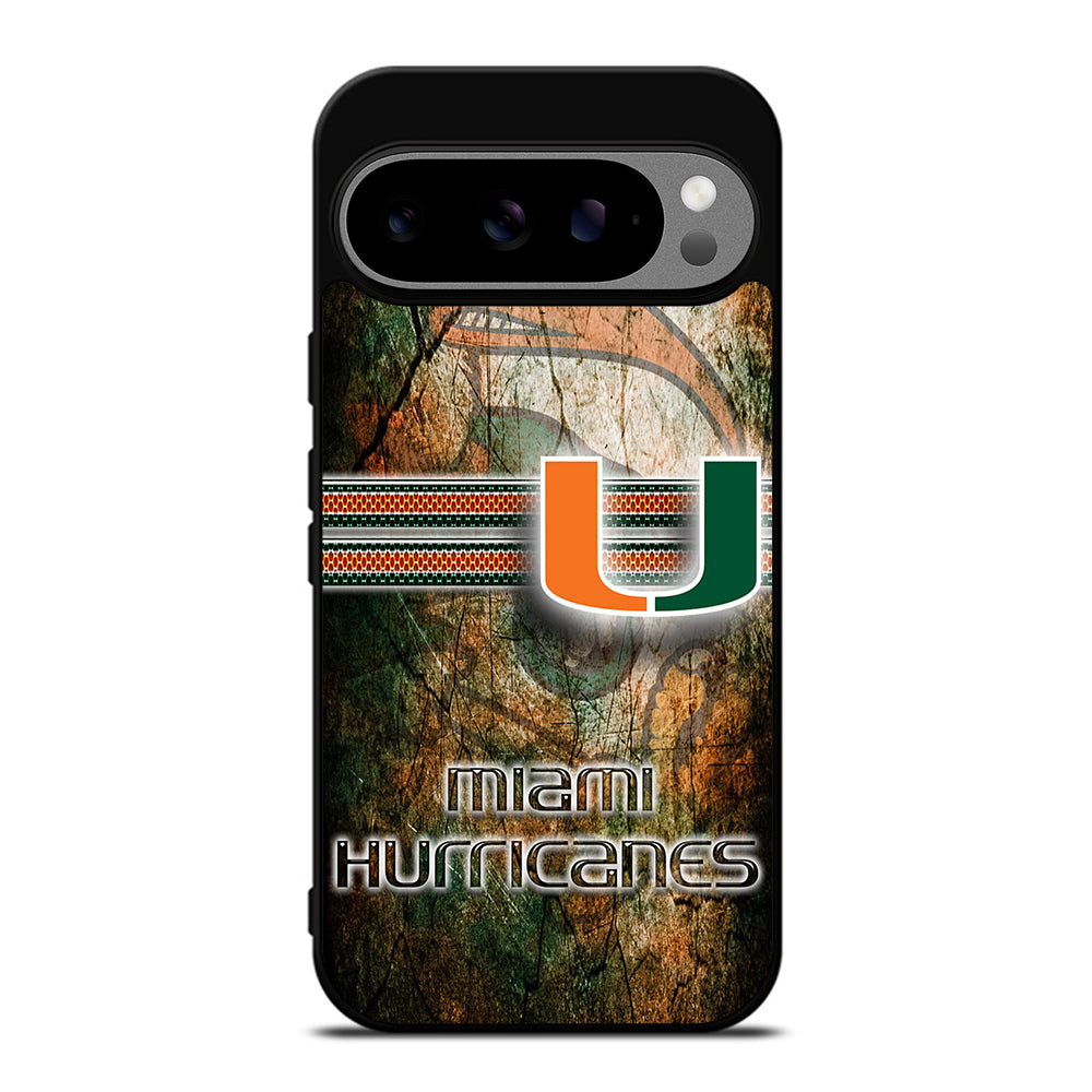 MIAMI HURRICANES NFL 3 Google Pixel 9 Pro XL Case Cover