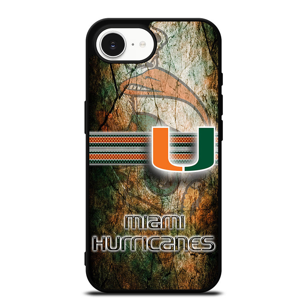 MIAMI HURRICANES NFL 3 iPhone 16e Case Cover