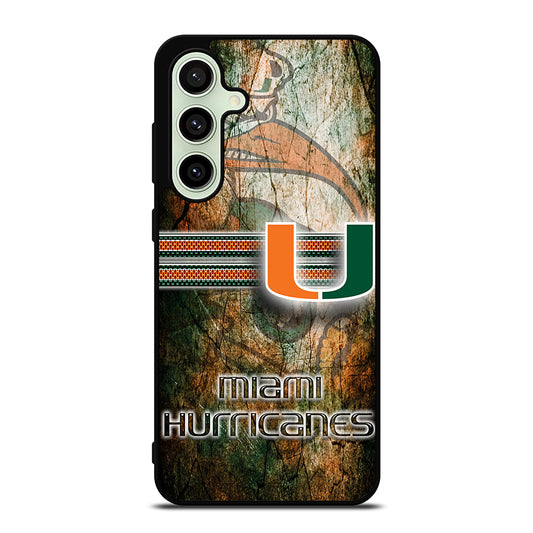 MIAMI HURRICANES NFL 3 Samsung Galaxy S24 FE Case Cover