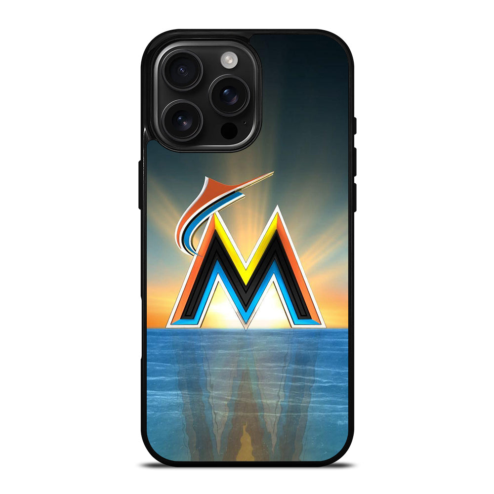 MIAMI MARLINS BASEBALL 1 iPhone 16 Pro Max Case Cover