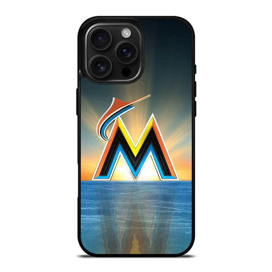 MIAMI MARLINS BASEBALL 1 iPhone 16 Pro Max Case Cover
