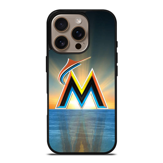 MIAMI MARLINS BASEBALL 1 iPhone 16 Pro Case Cover