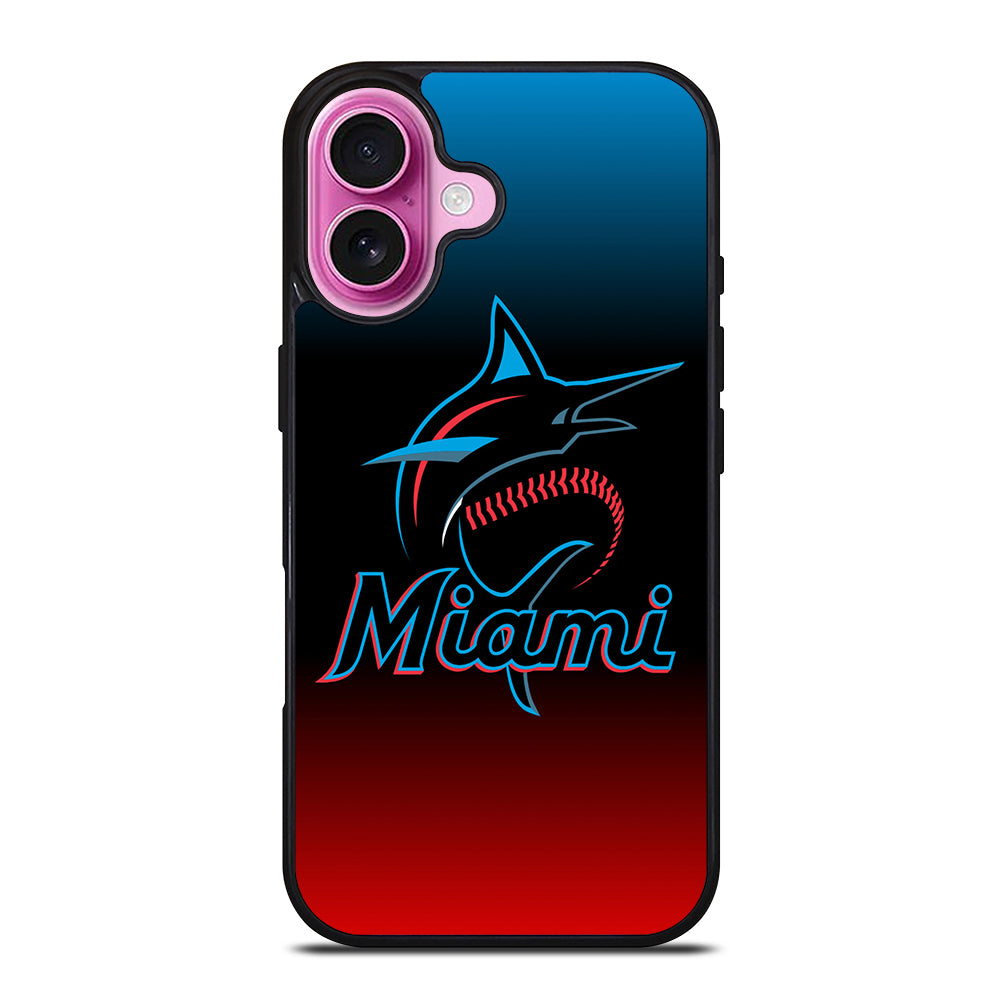 MIAMI MARLINS BASEBALL 2 iPhone 16 Plus Case Cover