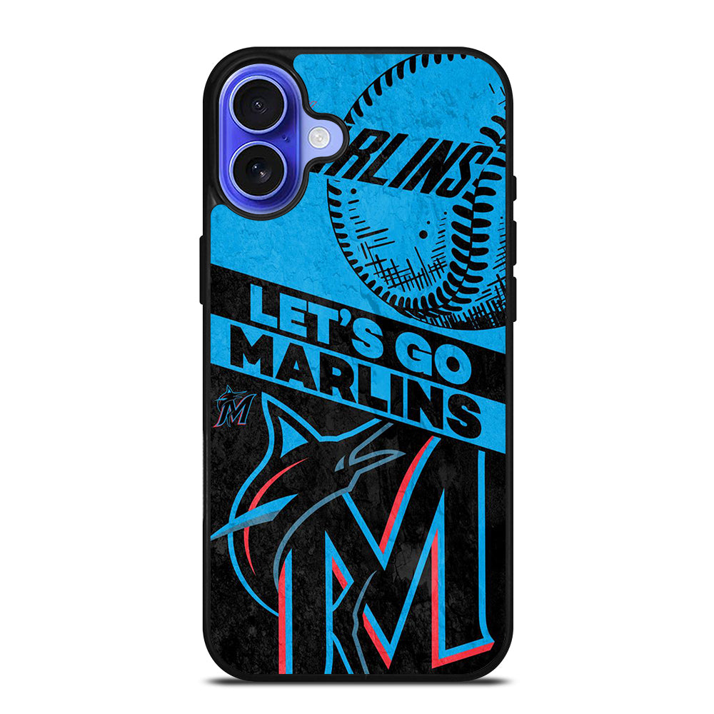 MIAMI MARLINS BASEBALL 3 iPhone 16 Case Cover