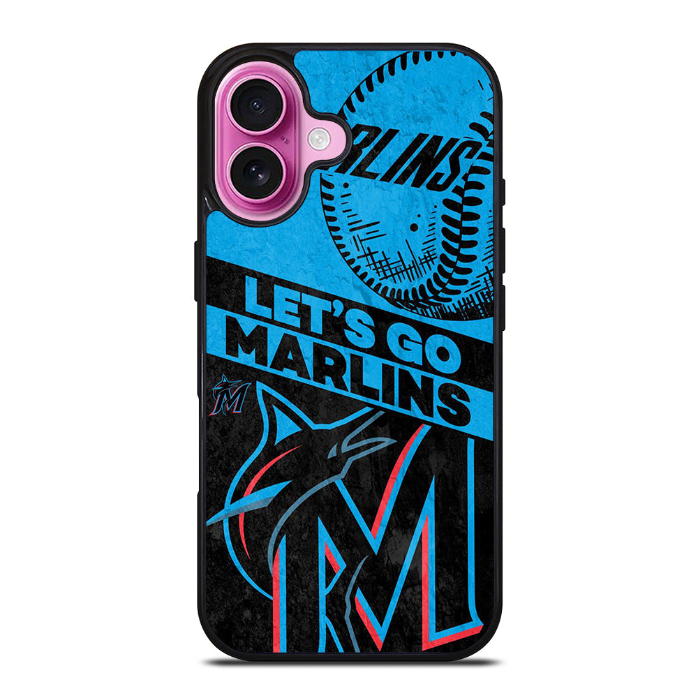 MIAMI MARLINS BASEBALL 3 iPhone 16 Plus Case Cover