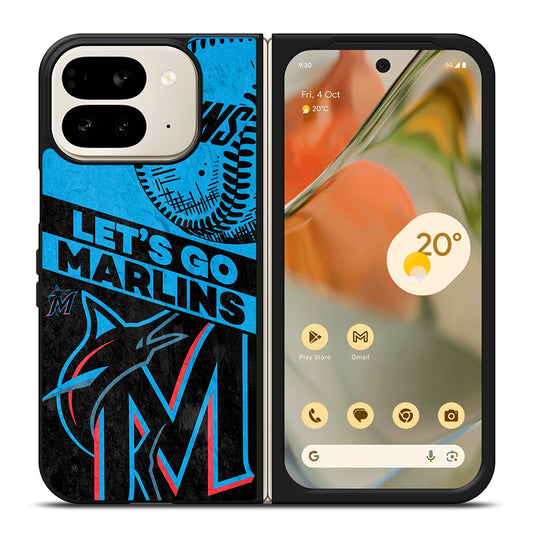 MIAMI MARLINS BASEBALL 3 Google Pixel 9 Pro Fold Case Cover