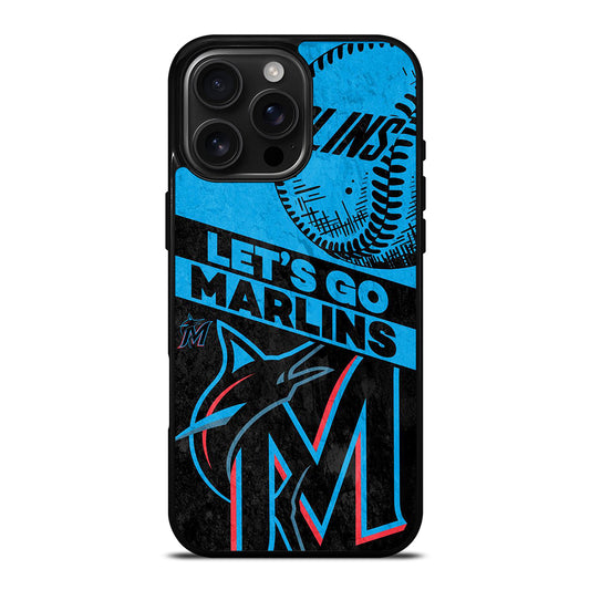 MIAMI MARLINS BASEBALL 3 iPhone 16 Pro Max Case Cover