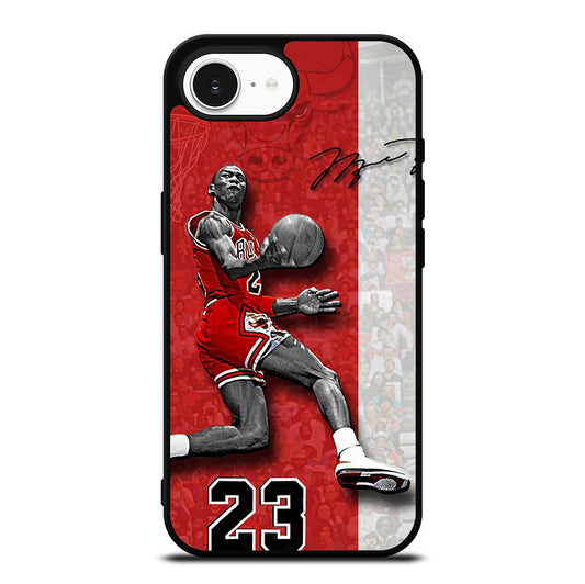 MICHAEL JORDAN 23 CHICAGO BULLS iPhone 16e Case Cover